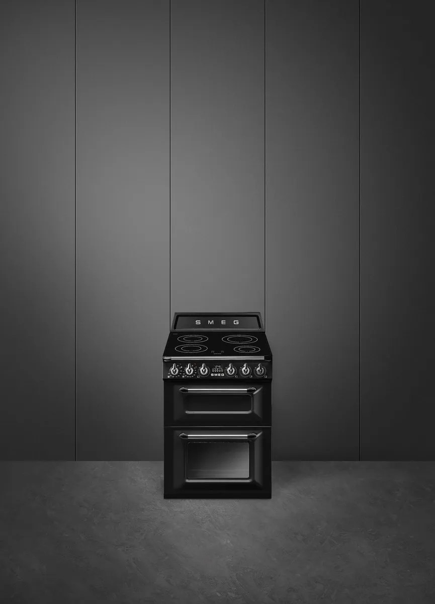 Smeg Victoria TR62IBL2 Inductiefornuis 60cm - 2 Ovens - 4 Zones - Zwart