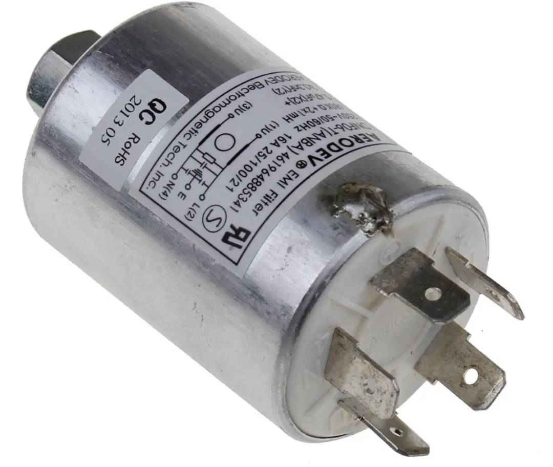 Whirlpool Ontstoringscondensator 0.47µF 481212208003 - Zilver