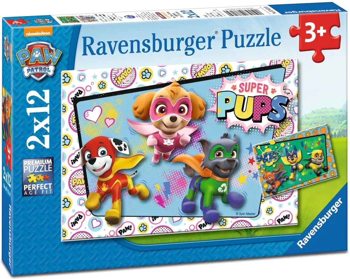 Ravensburger 07613 puzzel Legpuzzel 12 stuk(s) Stripfiguren