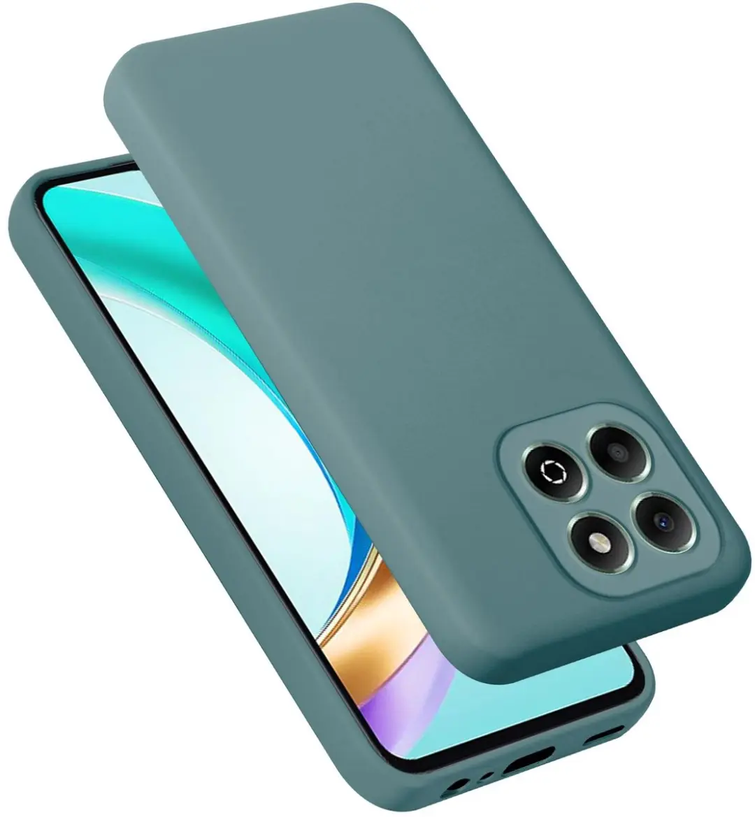 Cadorabo Hoesje geschikt voor Honor X6b in LIQUID GROEN