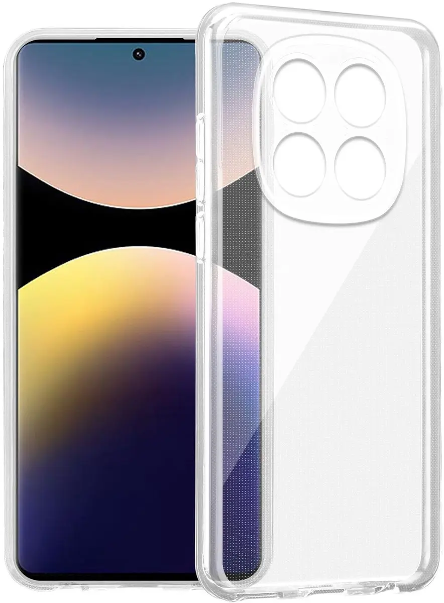 Cadorabo Hoesje geschikt voor Xiaomi RedMi Note 14 Pro 4G in VOLLEDIG TRANSPARAN