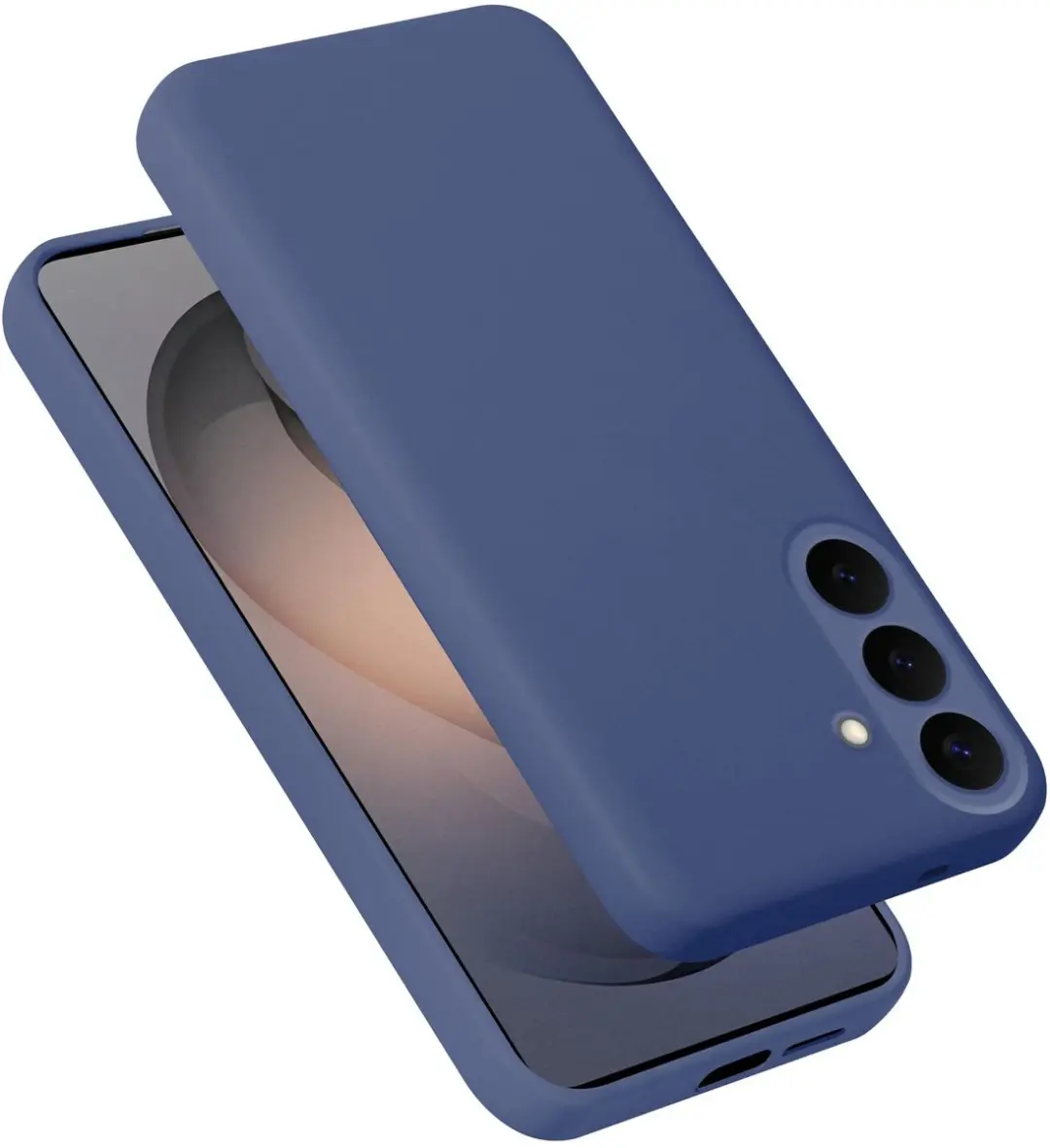 Cadorabo Hoesje geschikt voor Samsung Galaxy S26 Plus in Blauw Case Telefoonhoes