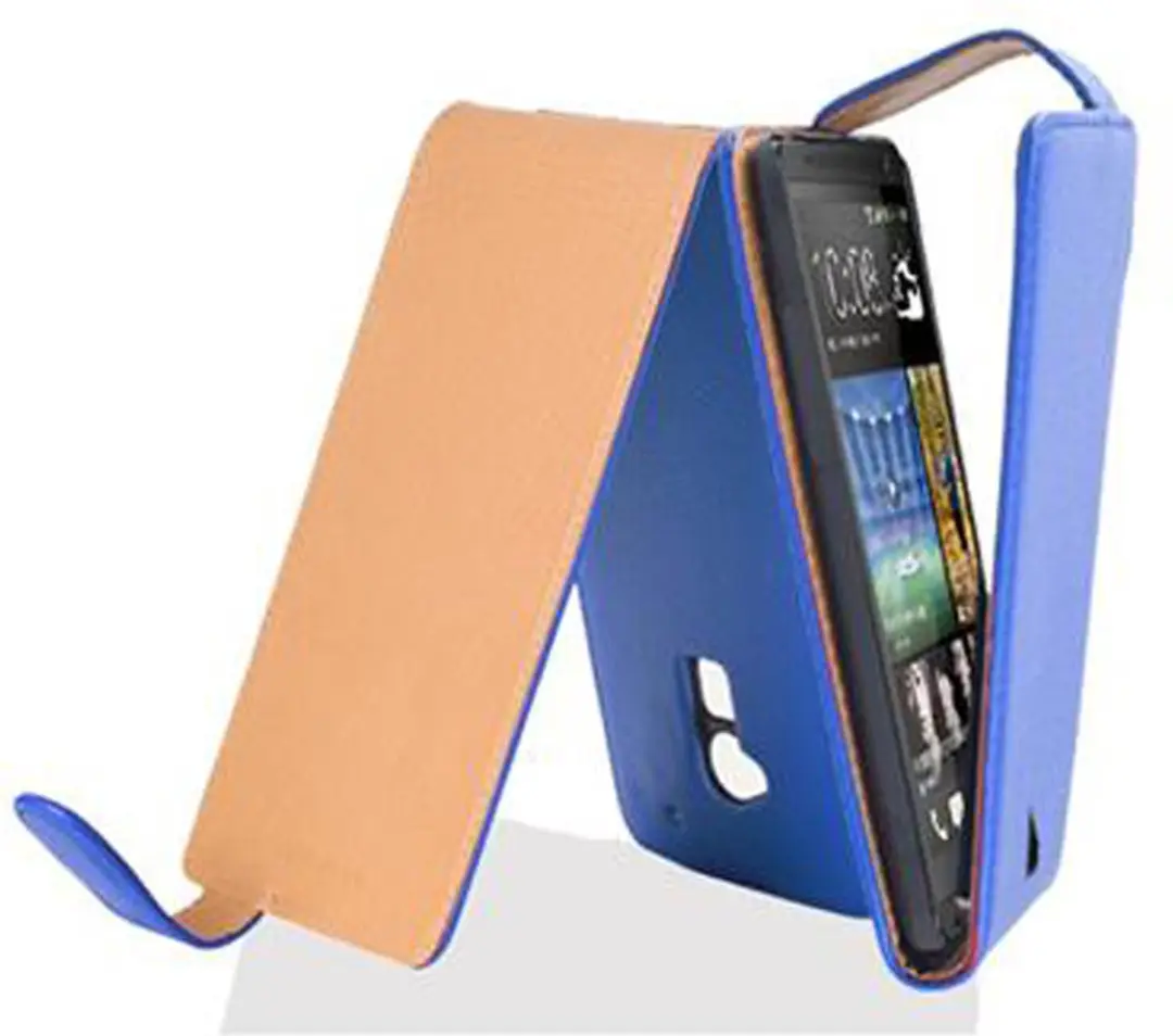 Cadorabo Hoesje geschikt voor HTC ONE MAX T6 in KONINGSBLAUW