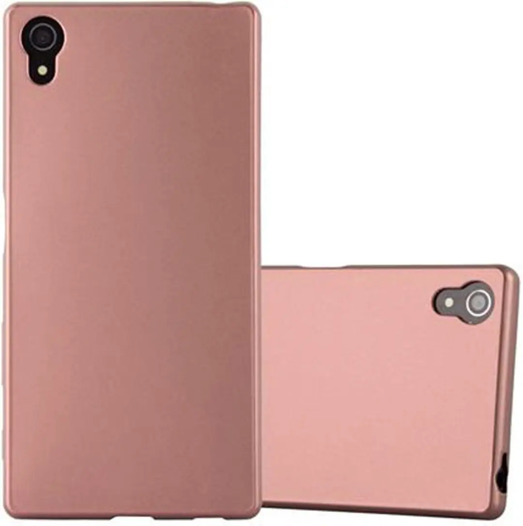 Cadorabo Hoesje geschikt voor Sony Xperia Z5 in METALLIC GOUD