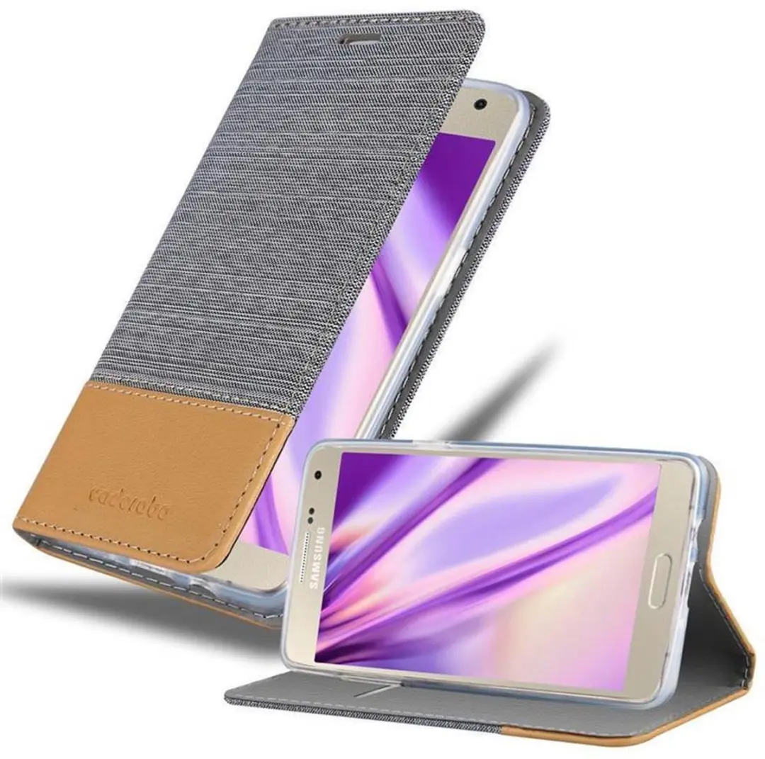 Cadorabo Hoesje geschikt voor Samsung Galaxy A5 2015 in LICHTGRIJS BRUIN