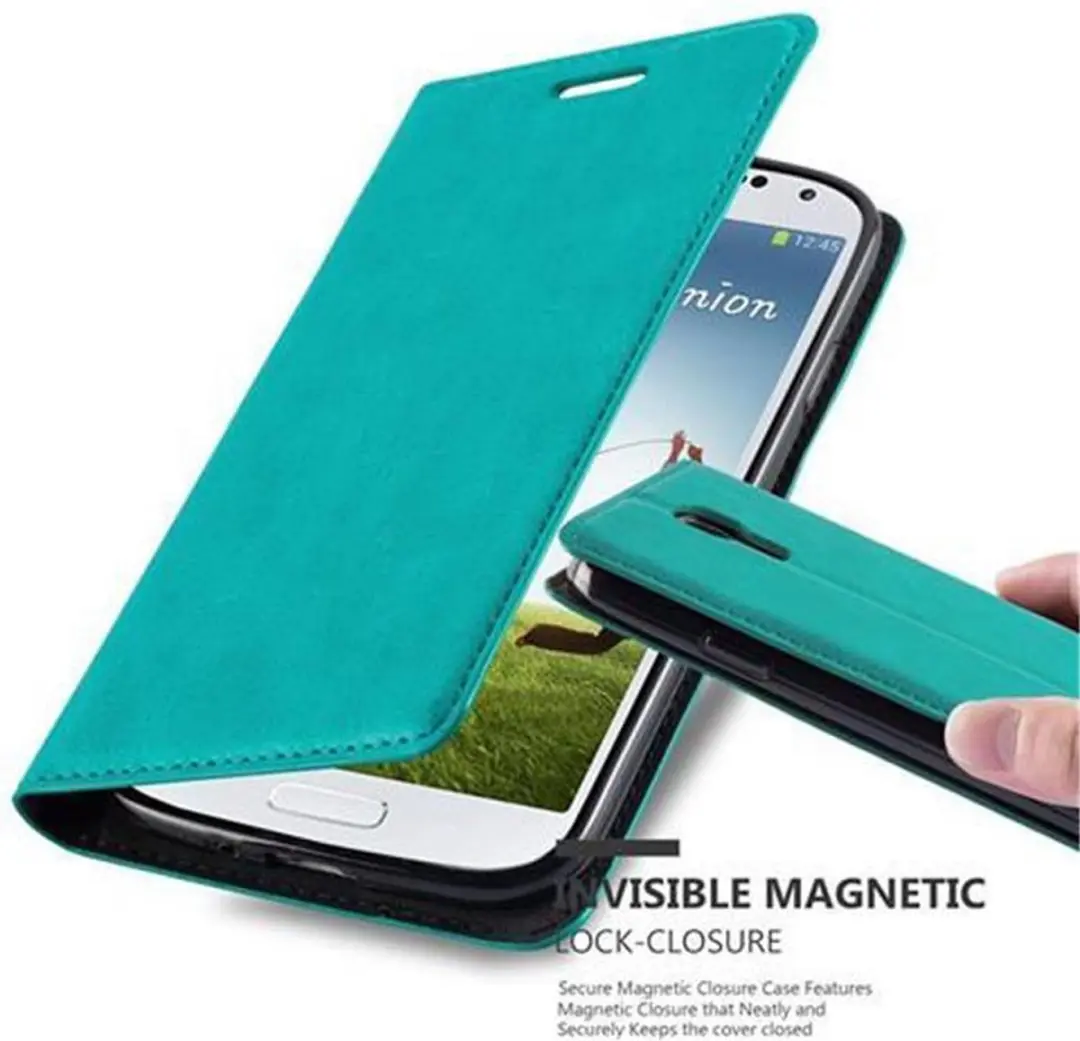 Cadorabo Hoesje geschikt voor Samsung Galaxy S4 in BENZINE TURKOOIS