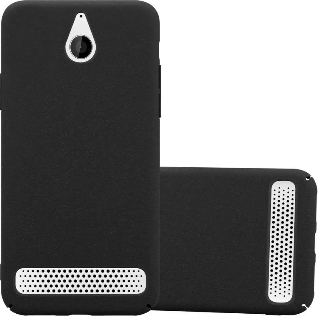 Cadorabo Hoesje geschikt voor Sony Xperia E1 in FROSTY ZWART