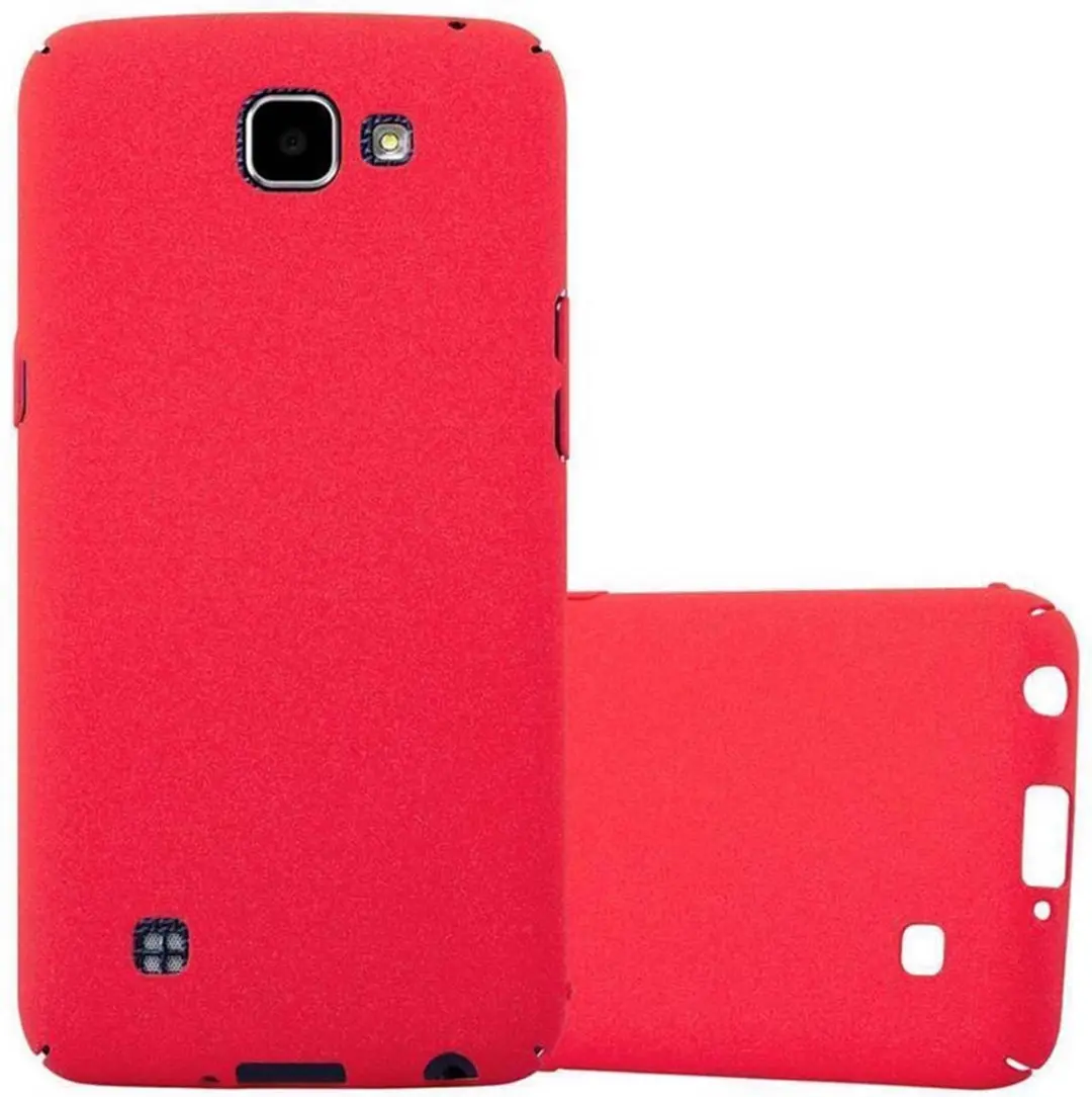 Cadorabo Hoesje geschikt voor LG K4 2016 in FROSTY ROOD