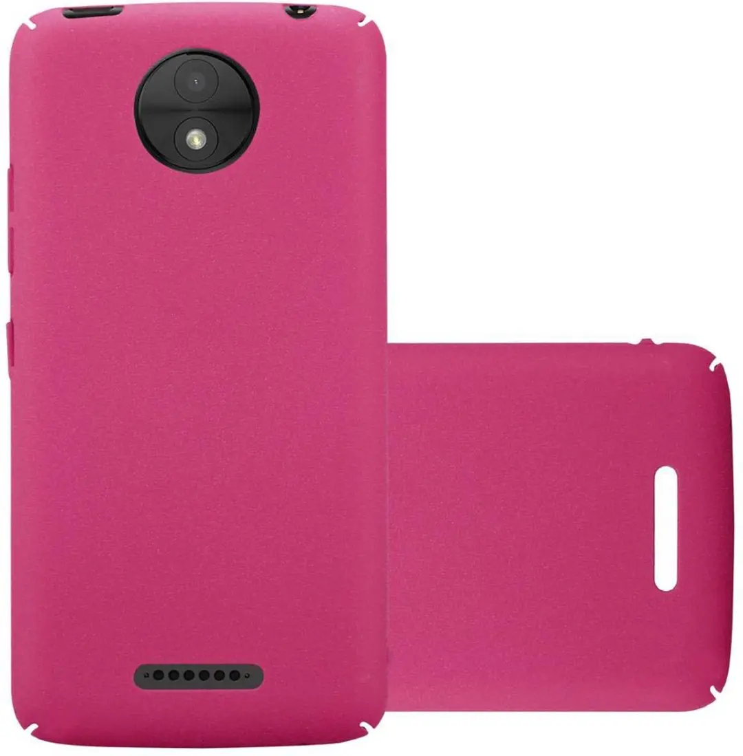Cadorabo Hoesje geschikt voor Motorola MOTO C PLUS in FROSTY ROZE
