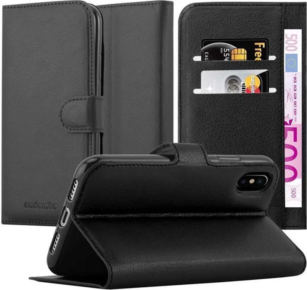 Cadorabo Hoesje geschikt voor Apple iPhone XS MAX in PHANTOM ZWART