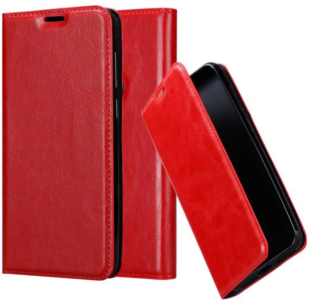 Cadorabo Hoesje geschikt voor Samsung Galaxy A6s in APPEL ROOD