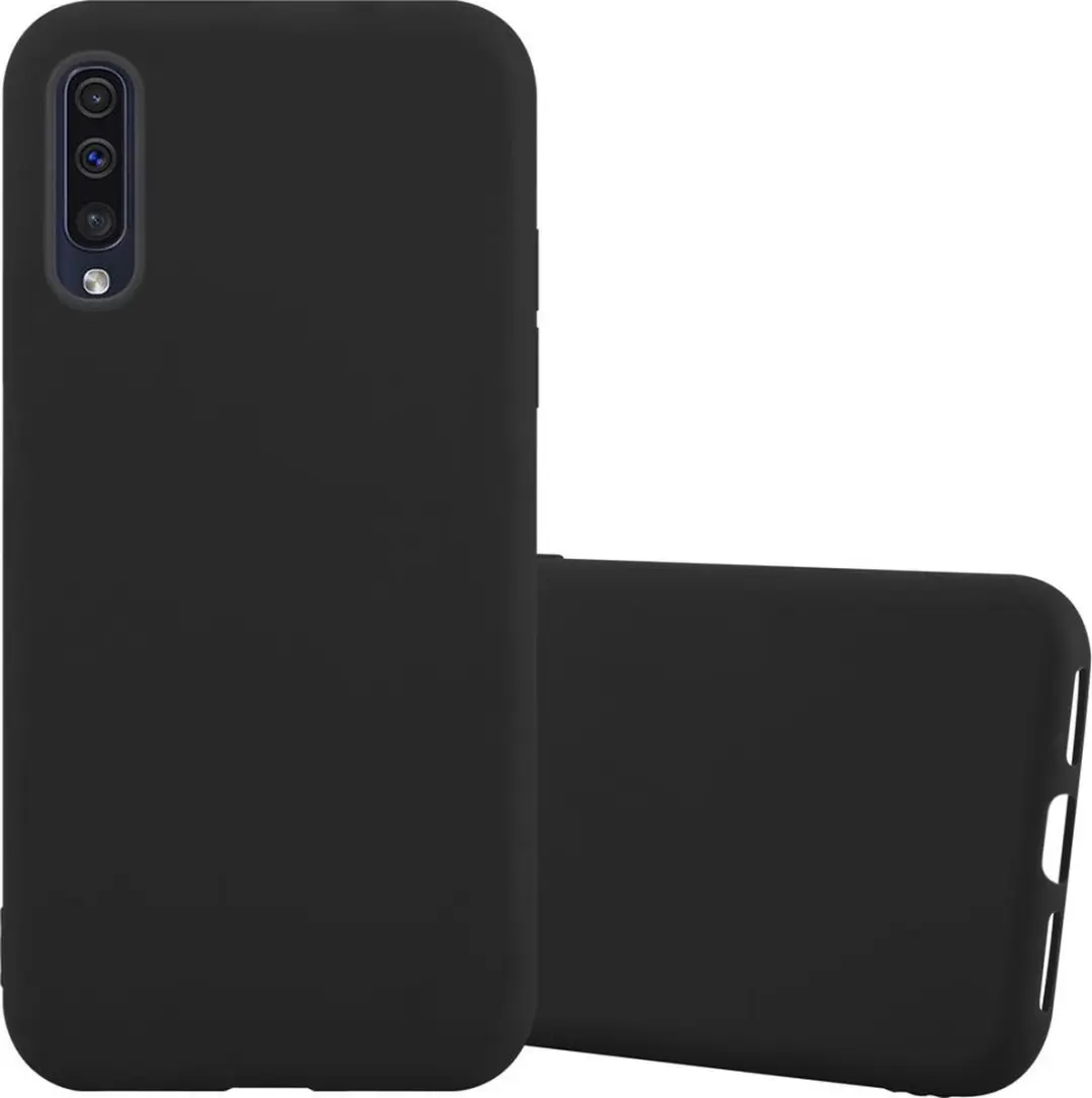 Cadorabo Hoesje geschikt voor Samsung Galaxy A50 4G / A50s / A30s in CANDY ZWART