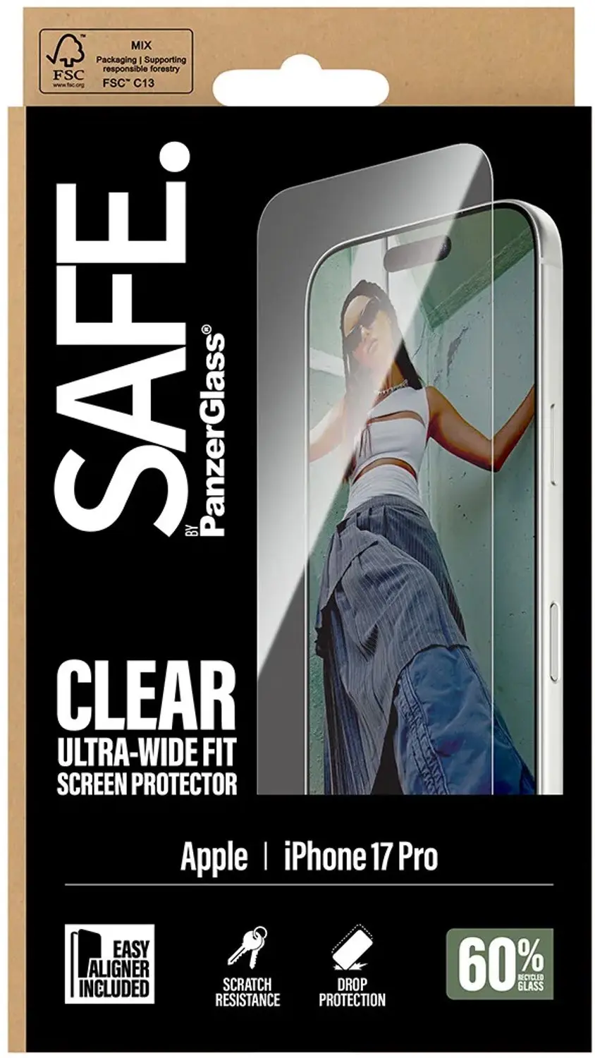 PanzerGlass SAFE SA74726 Screenprotector iPhone 17 Pro - afbeelding 6 van 6