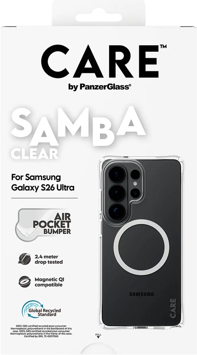 PanzerGlass CARE Samba Case Samsung Galaxy S26 Ultra - Transparant - afbeelding 2 van 6