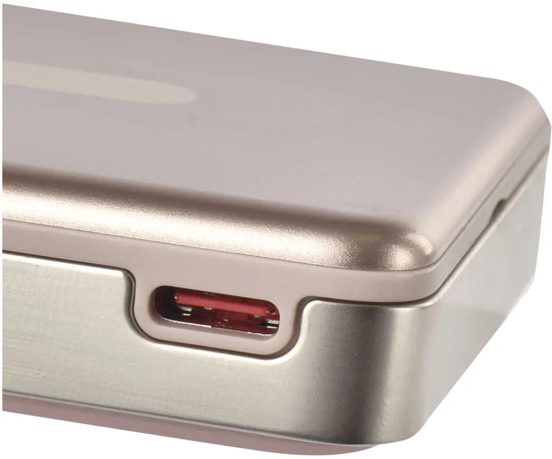 Emos WI1031 Powerbank 10.000mAh 20W - Roségoud - afbeelding 3 van 6