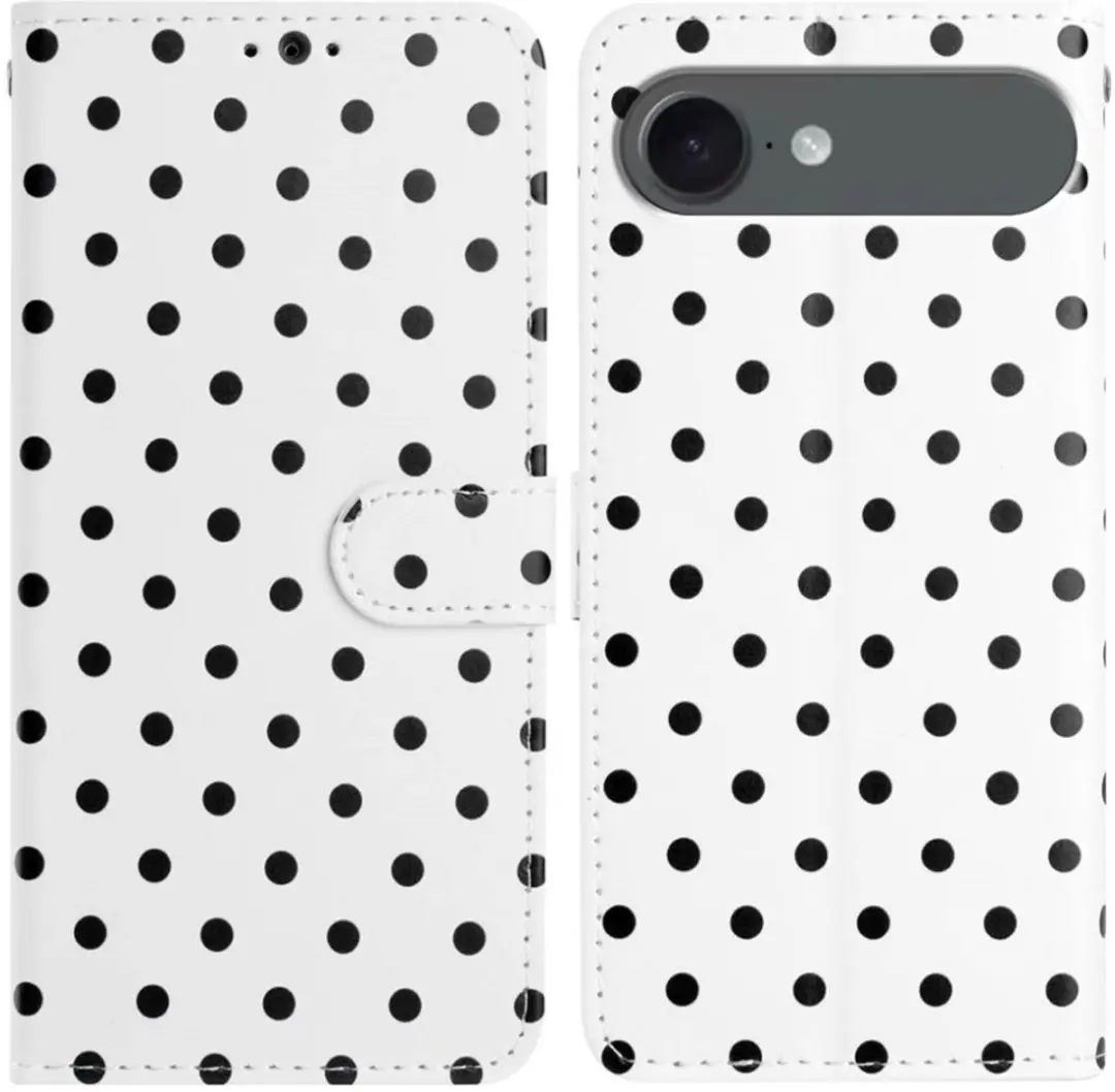 ZTE Polka Dot Wallet Book Case Hoesje iPhone Air