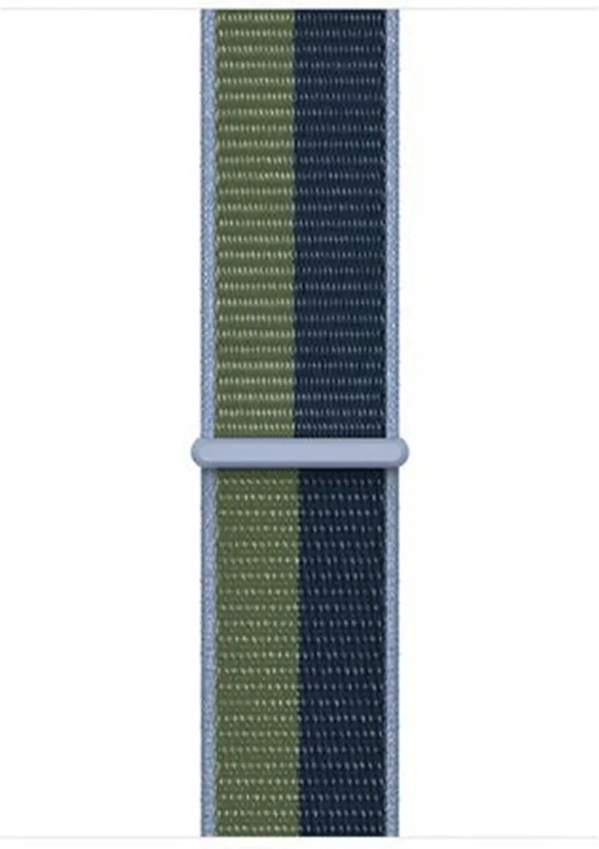 Apple Watch Sport Loop 45mm - Abyss Blue/Moss Green