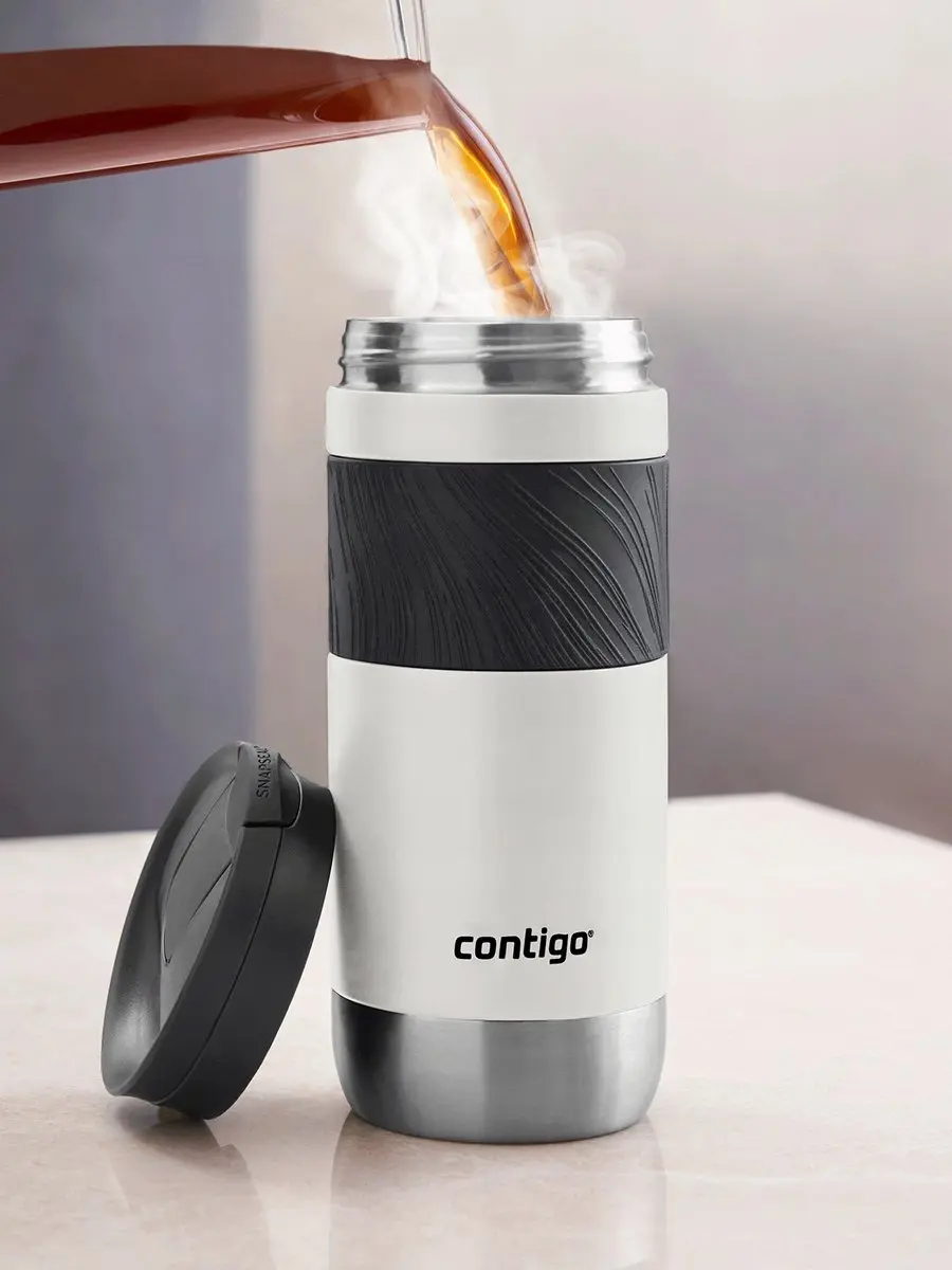 Contigo Byron 2.0 Thermobeker 470ml - Zout Wit - afbeelding 4 van 5
