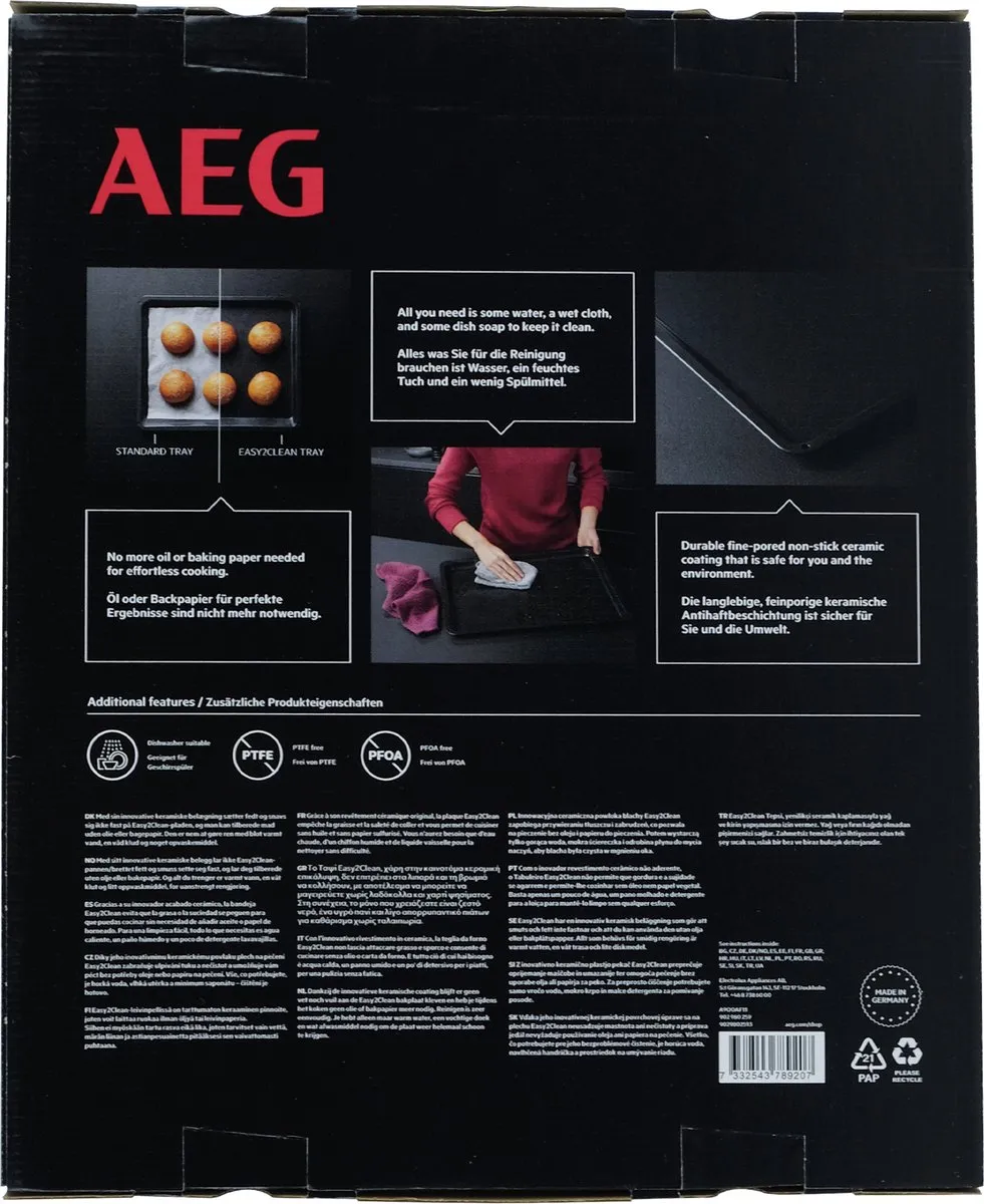 AEG A9OOAF11 - Oven - Bakplaat