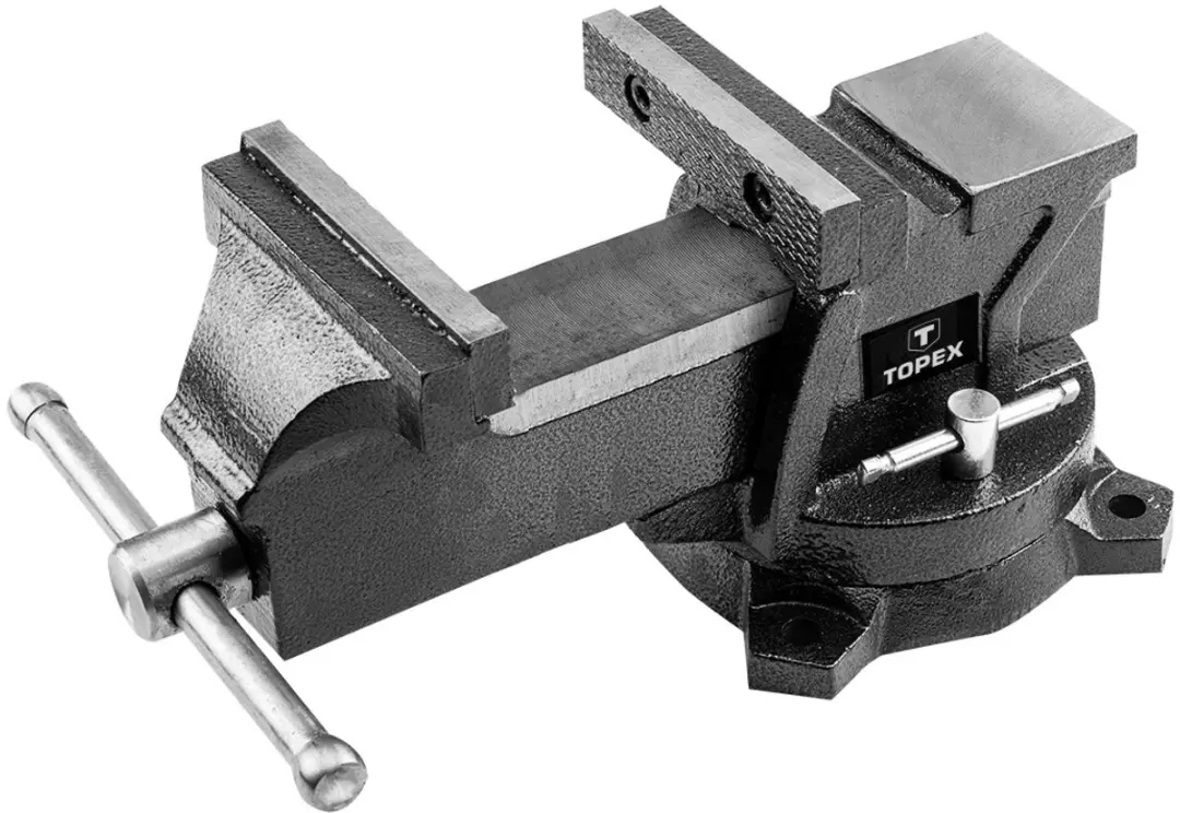 Topex 07A215 Bankschroef 150mm - Draaibaar - afbeelding 2 van 6