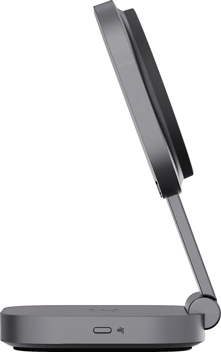 Aukey LC-MC211 Draadloze Oplader 15W - Zilver/Grijs - afbeelding 2 van 6