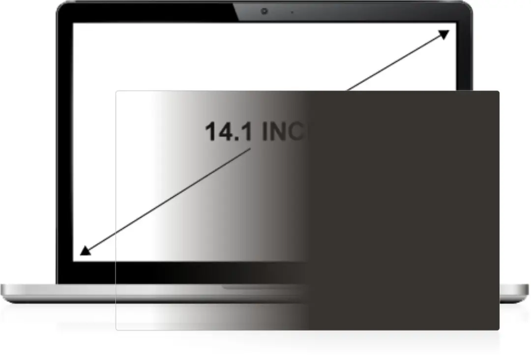 upscreen Spy Shield 3620775 Privacy Filter 14.1 inch - Mat - afbeelding 5 van 6