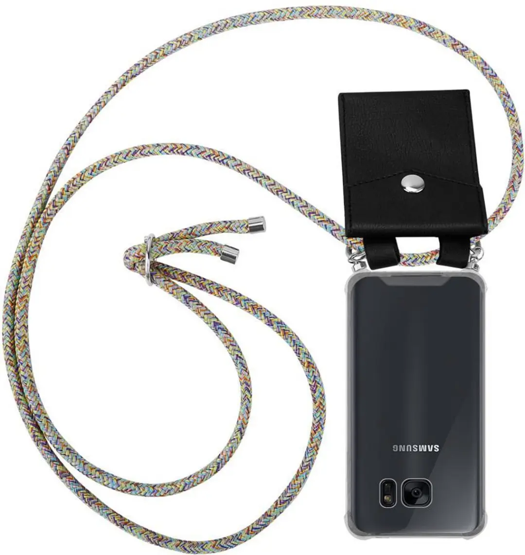 Cadorabo Hoesje geschikt voor Samsung Galaxy S7 in REGENBOOG