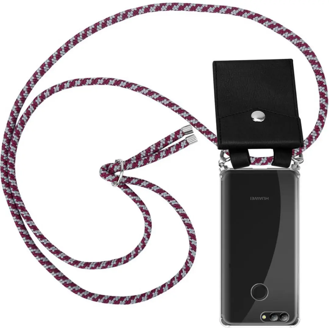 Cadorabo Hoesje geschikt voor Huawei NOVA 2 in ROOD WIT