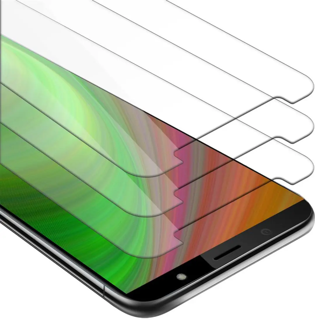 Cadorabo 3x Screenprotector geschikt voor HTC U12 LIFE