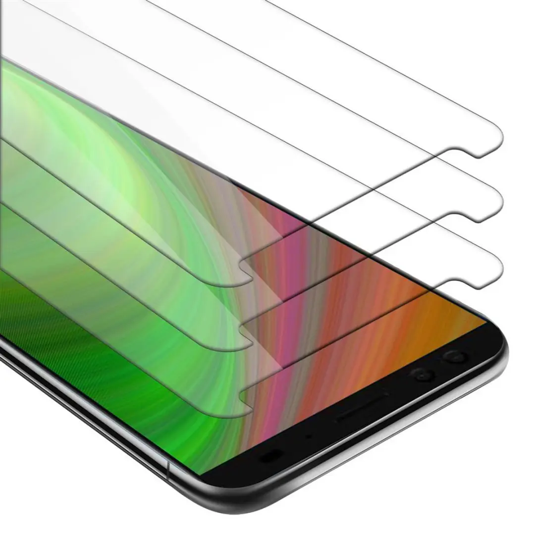 Cadorabo 3x Screenprotector geschikt voor HTC U12 PLUS