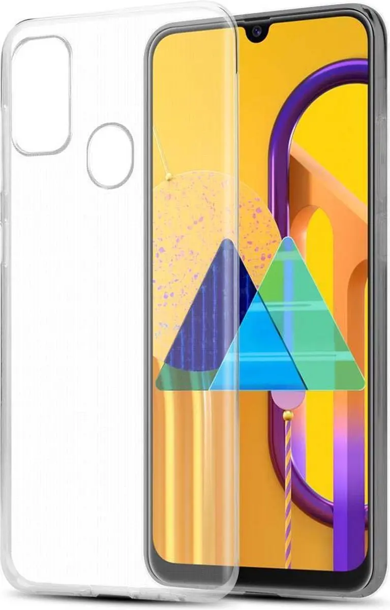 Cadorabo Hoesje geschikt voor Samsung Galaxy M21 / M30s in VOLLEDIG TRANSPARANT