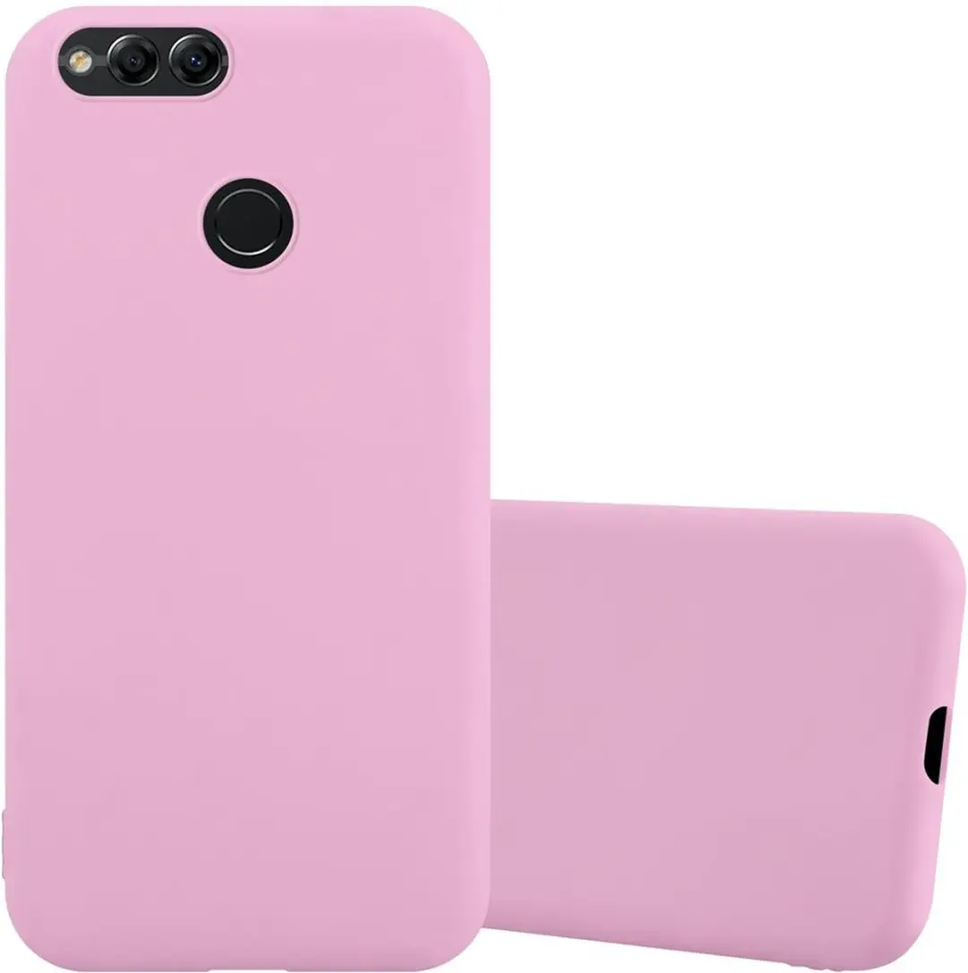 Cadorabo Hoesje geschikt voor Honor 7X in CANDY ROZE