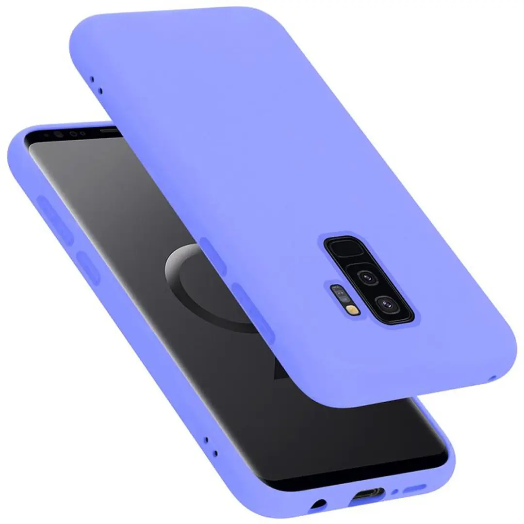 Cadorabo Hoesje geschikt voor Samsung Galaxy S9 PLUS in LIQUID LICHT PAARS