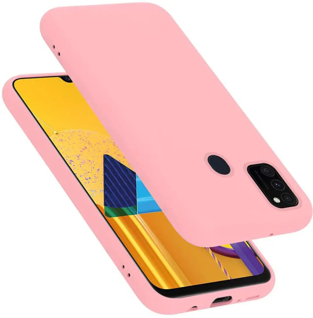 Cadorabo Hoesje geschikt voor Samsung Galaxy M21 / M30s in LIQUID ROZE