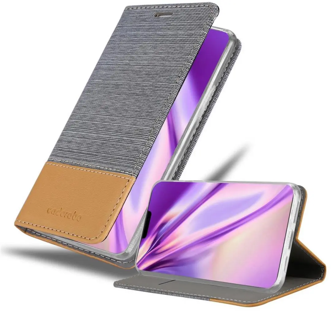 Cadorabo Hoesje geschikt voor Apple iPhone 12 PRO MAX in LICHTGRIJS BRUIN