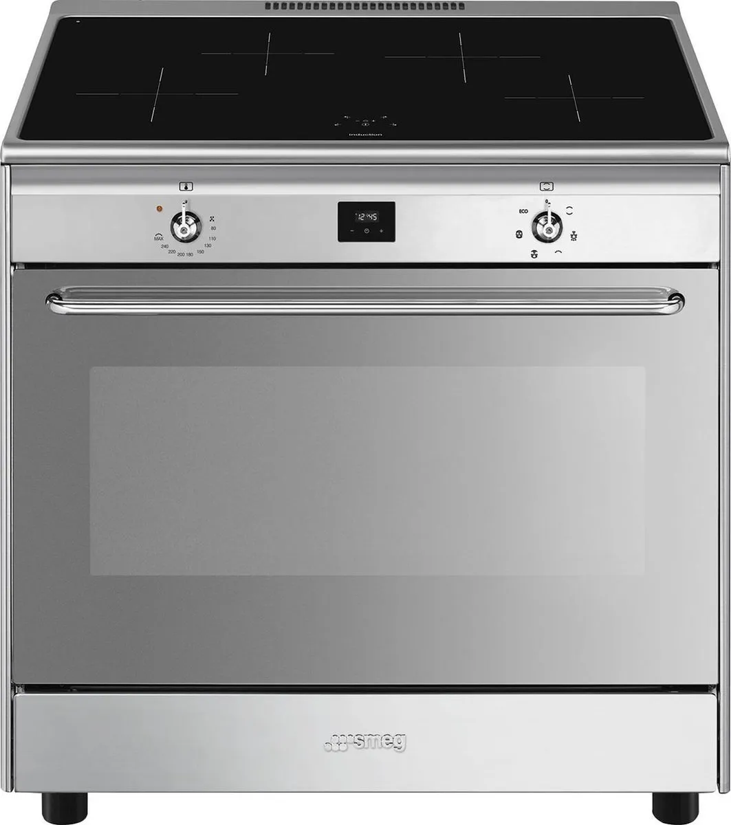 Smeg CG90IXT9 Inductiefornuis