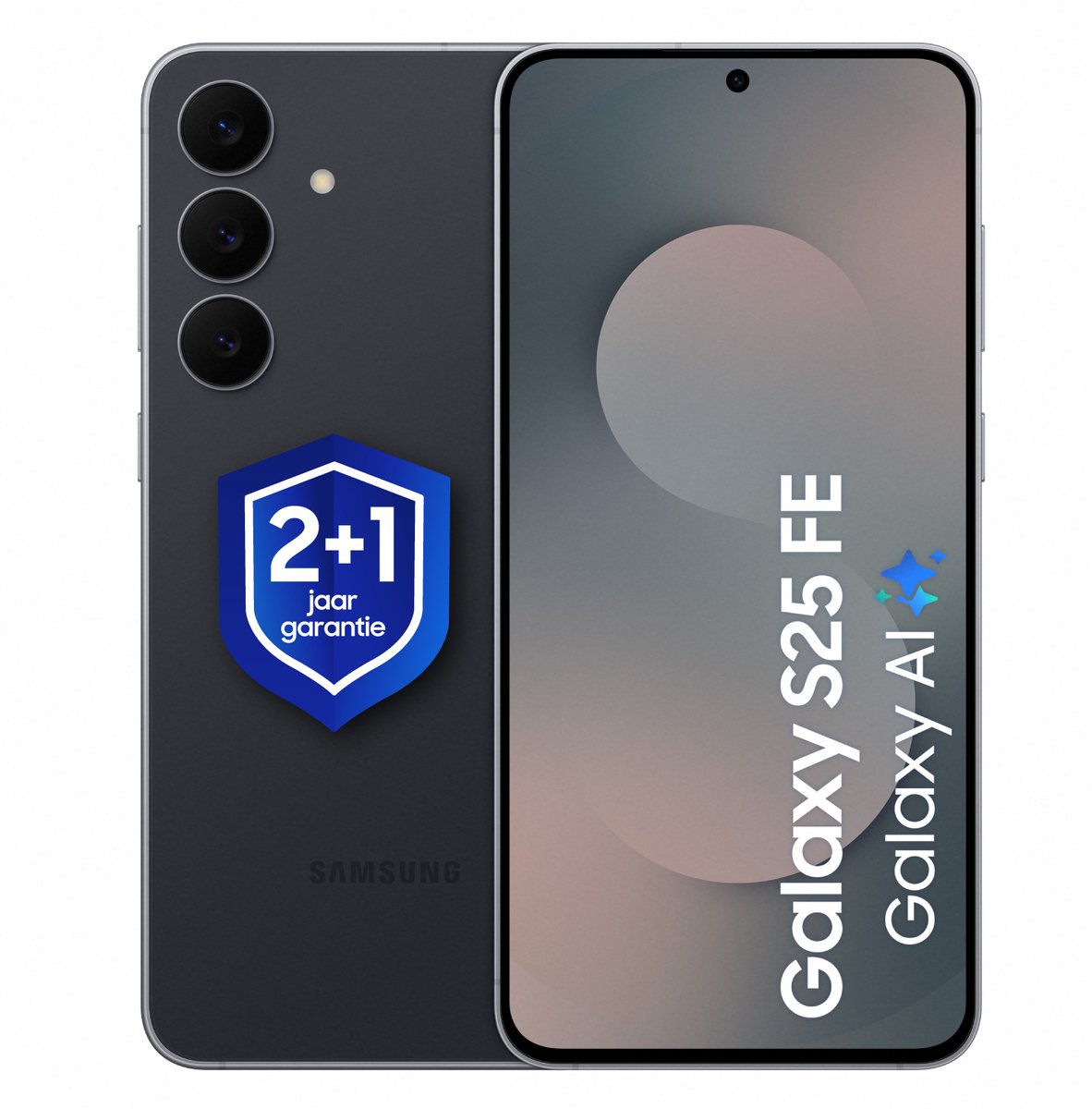 Samsung Galaxy S25 FE - 256GB - Black + 1 jaar extra garantie