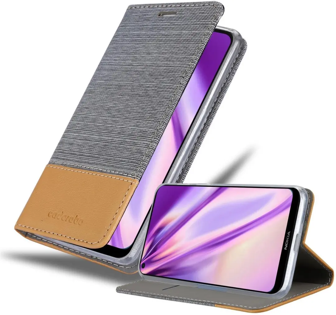 Cadorabo Hoesje geschikt voor Nokia 5.3 in LICHTGRIJS BRUIN