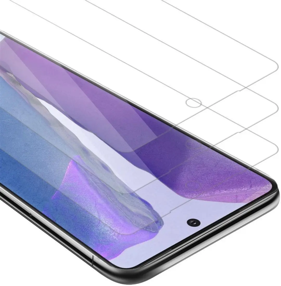 Cadorabo 3x Screenprotector geschikt voor Samsung Galaxy NOTE 20