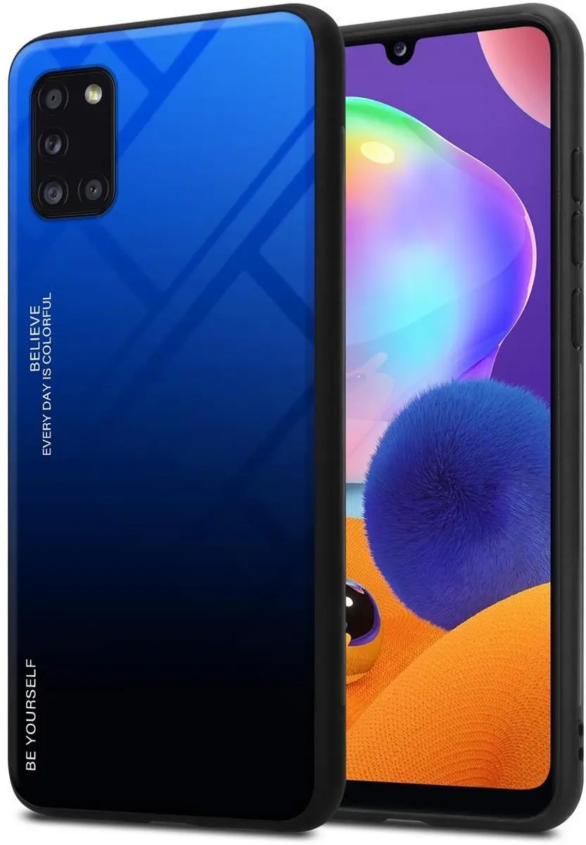 Cadorabo Hoesje geschikt voor Samsung Galaxy A31 in BLAUW