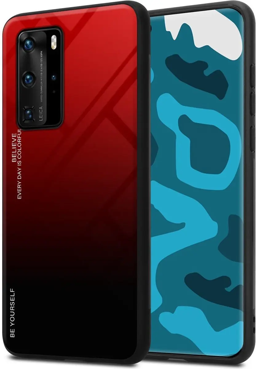 Cadorabo Hoesje geschikt voor Huawei P40 PRO / P40 PRO+ in ROOD