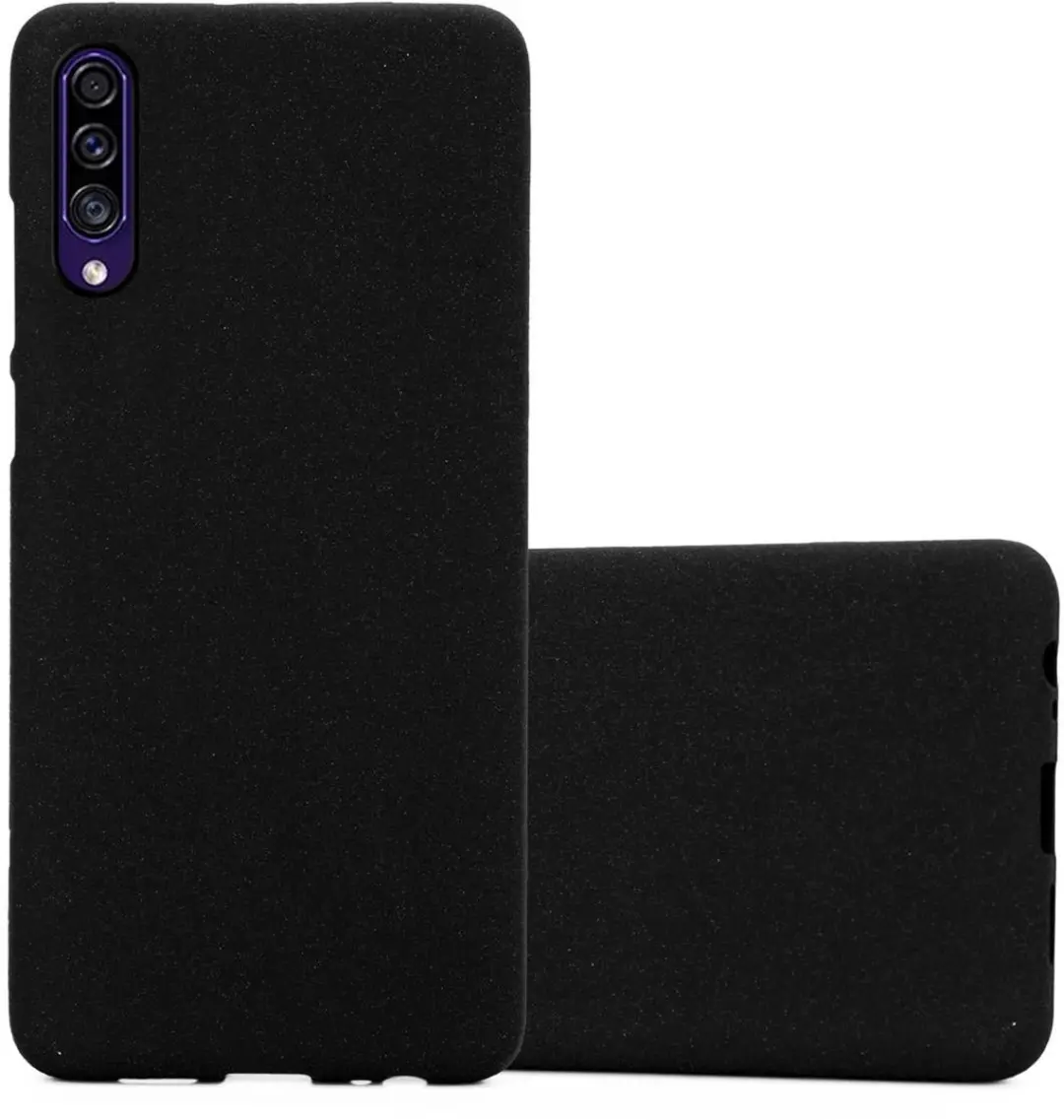 Cadorabo Hoesje geschikt voor Samsung Galaxy A50 4G / A50s / A30s in FROST ZWART