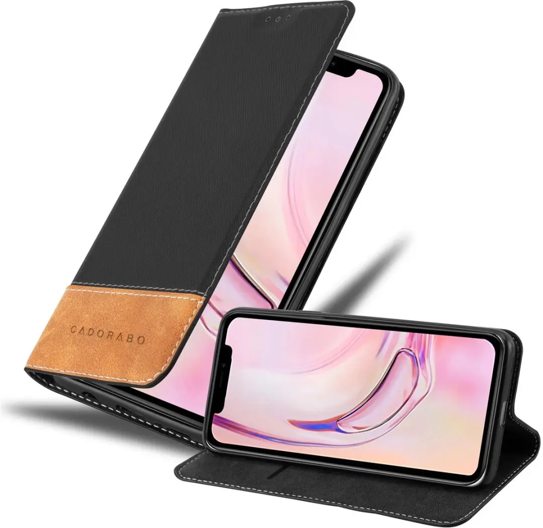 Cadorabo Hoesje geschikt voor Apple iPhone 13 PRO MAX in ZWART BRUIN