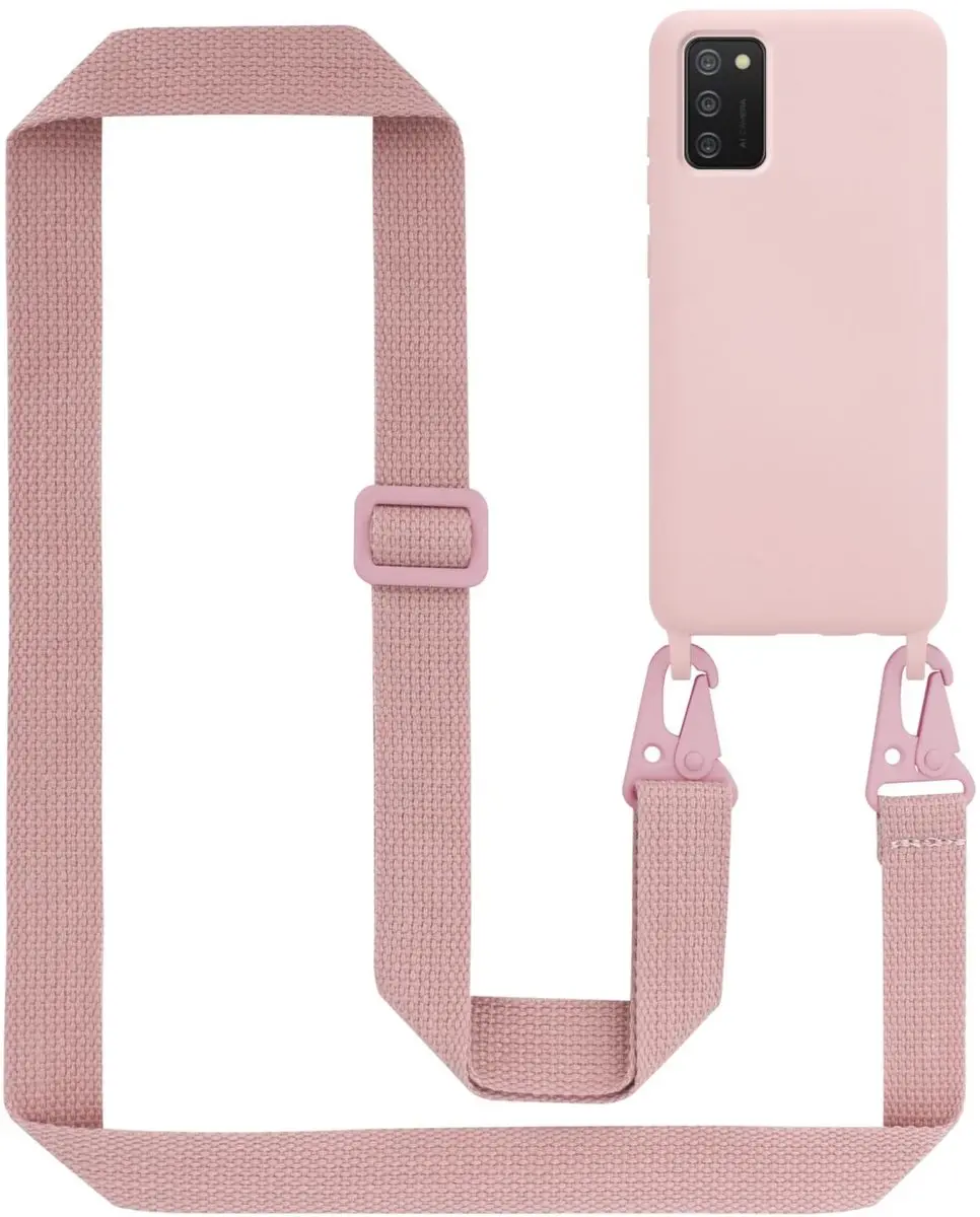 Cadorabo Mobiele telefoon ketting geschikt voor Samsung Galaxy A02s in LIQUID RO