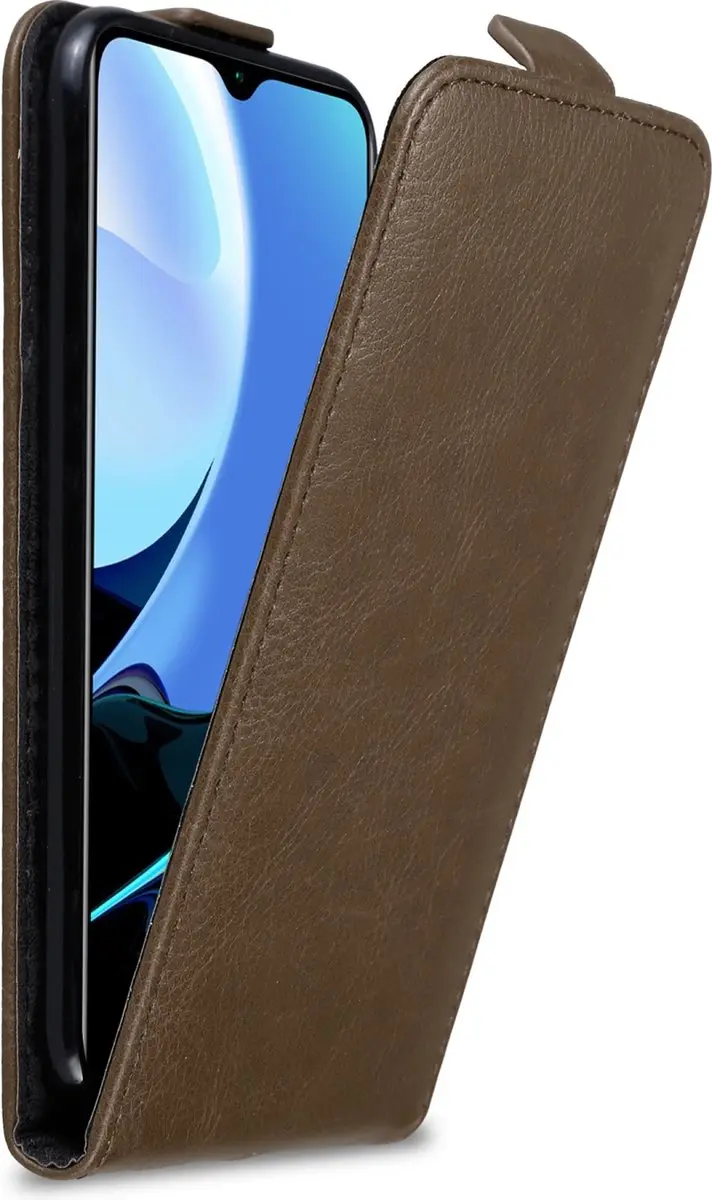 Cadorabo Hoesje geschikt voor Xiaomi RedMi 9T / POCO M3 in KOFFIE BRUIN