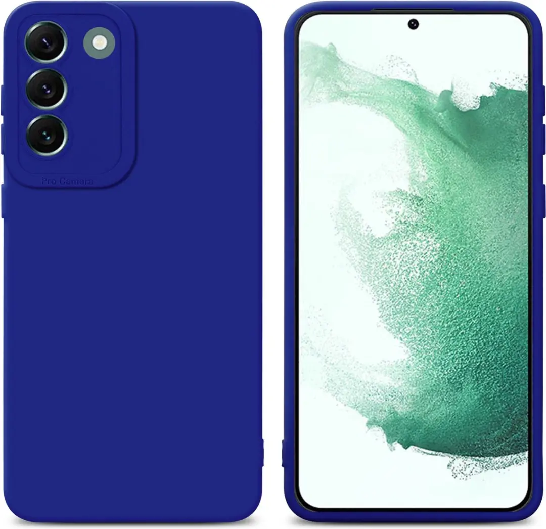 Cadorabo Hoesje geschikt voor Samsung Galaxy S22 PLUS in FLUID BLAUW