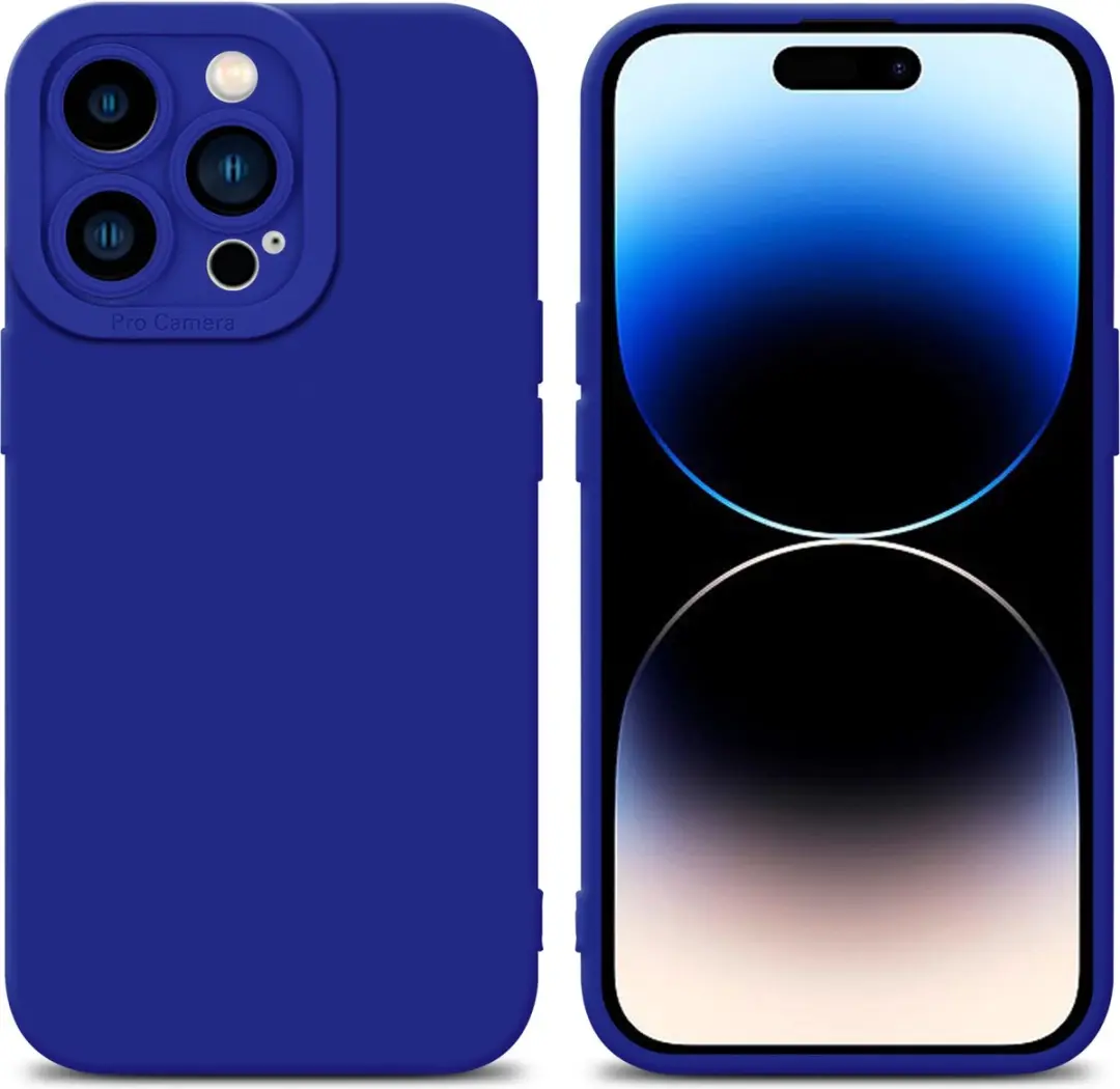 Cadorabo Hoesje geschikt voor Apple iPhone 14 PRO MAX in FLUID BLAUW