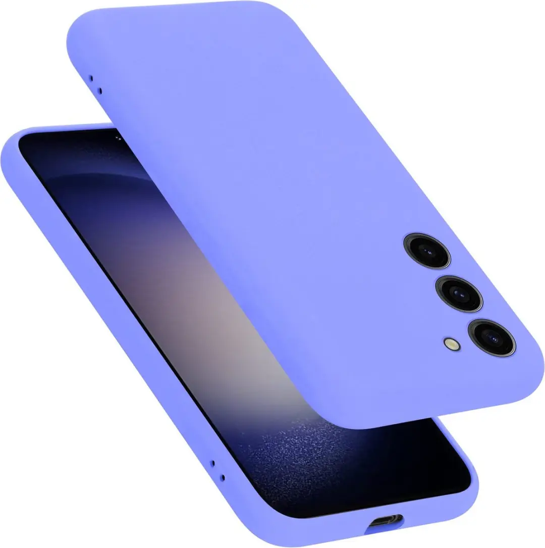 Cadorabo Hoesje geschikt voor Samsung Galaxy S23 PLUS in LIQUID LICHT PAARS