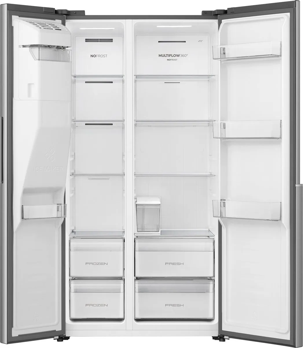Etna AKV5178IRVS Amerikaanse Koelkast - 528L No-Frost - IJs/waterdispenser - afbeelding 6 van 6