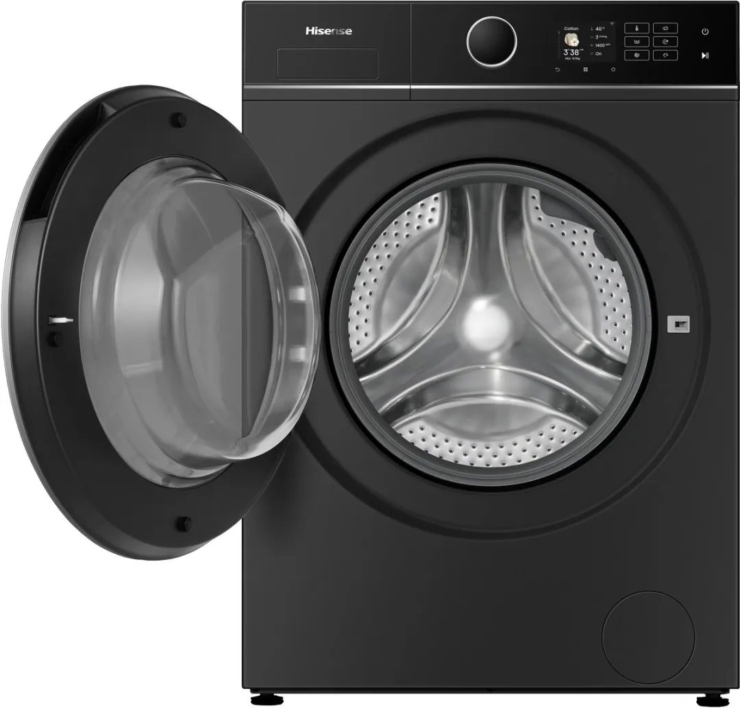 Hisense WF5I1045BBQ Wasmachine 10,5 kg 1400 RPM - Zwart